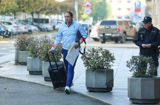 Zagreb: Okupljanje hrvatske nogometne reprezentacije