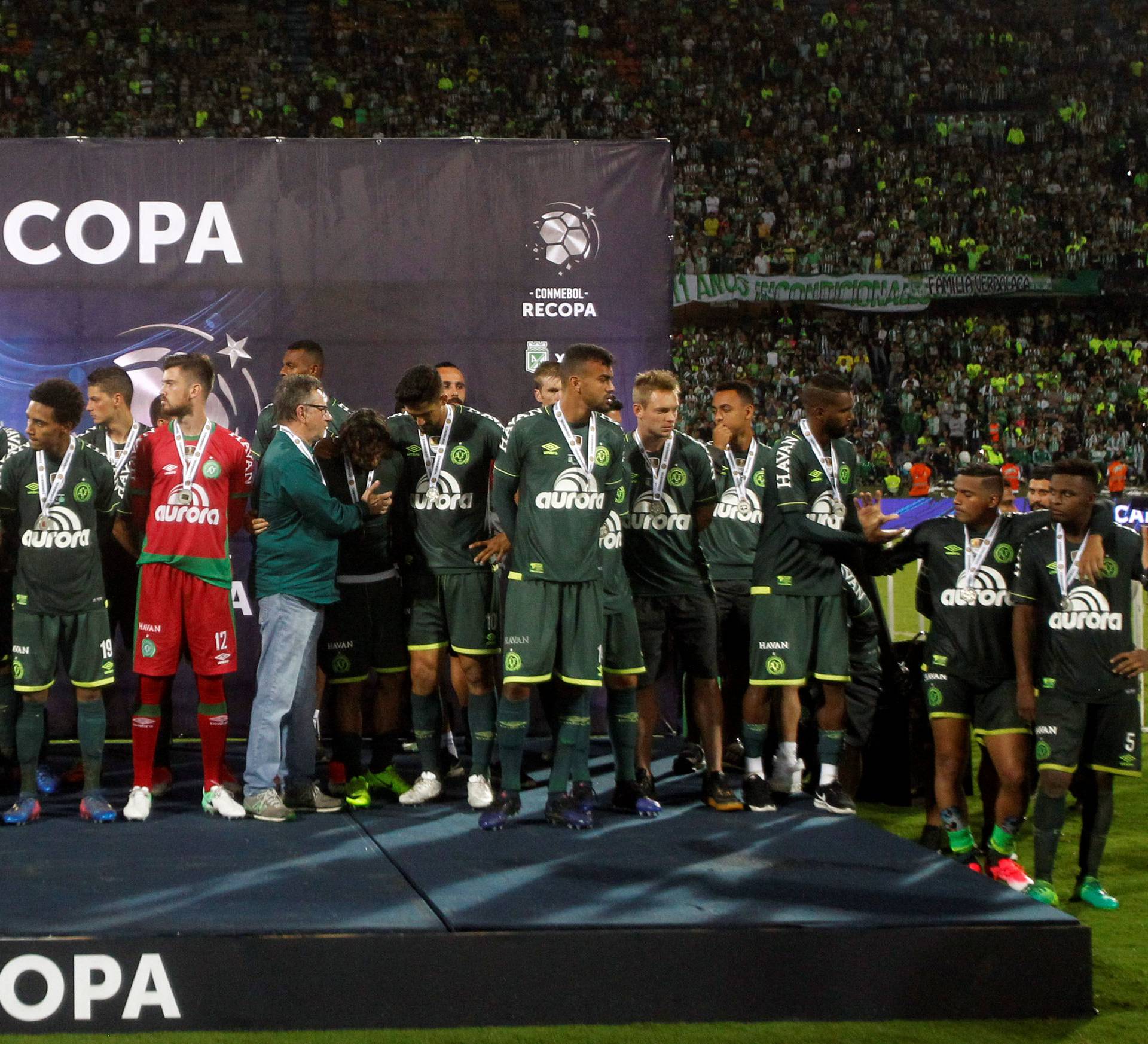 Soccer Football - Colombia's Atletico Nacional v Brazil's Chapecoense - Recopa Sudamericana final