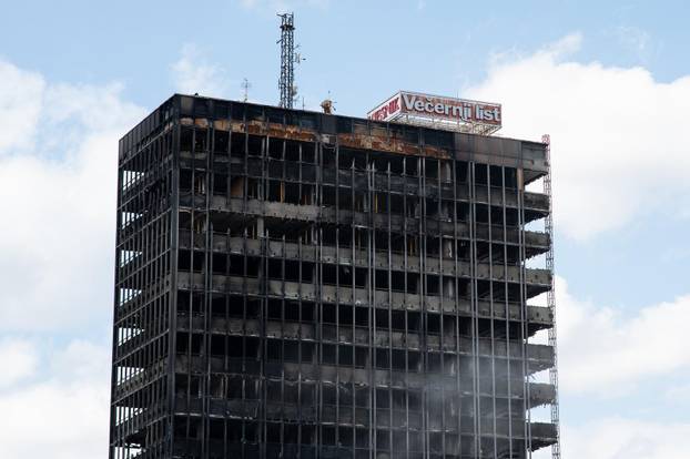 Uklanjanje azbesta s nebodera Vjesnik