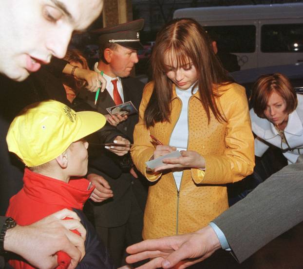 Zagreb: Gabriela Spanic u posjetu gradu Zagrebu, arhivske fotografije