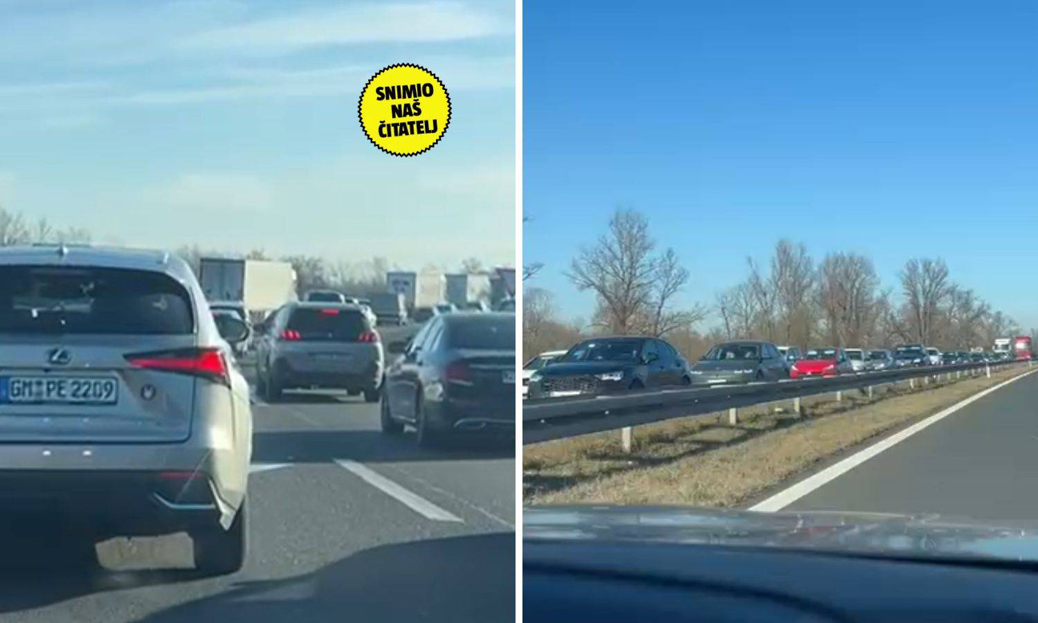 VIDEO Nepregledne kolone stoje na Zagrebačkoj obilaznici: Od Zaprešića nam trebaju sati...