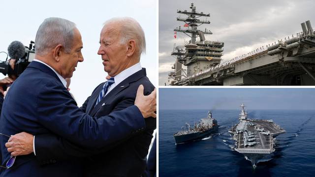 Rizičan posjet: Biden stigao u Tel Aviv, prate ga dva nosača, spremni na svaki mogući napad
