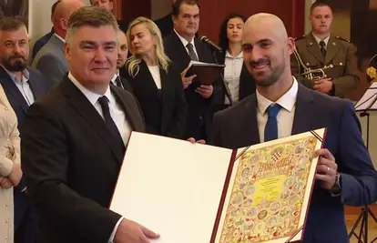 VIDEO Milanović je odlikovao sportaše: 'Ambiciju ne možeš zaustaviti. Ona ima krila i ide'