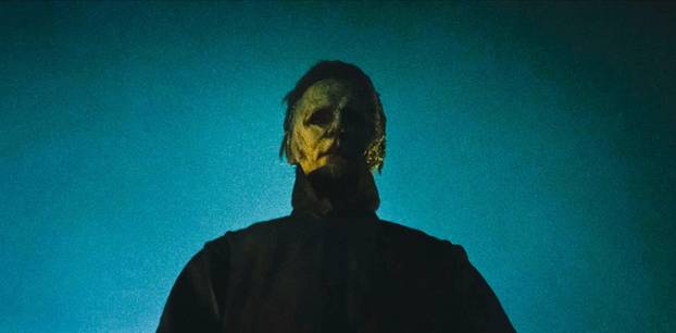 USA. James Jude Courtney  in a scene from the (C)Universal Pictures new film : Halloween Ends (2022).
Plot: The saga of Michael Myers and Laurie Strode comes to a spine-chilling climax in this final installment of the franchise.
 Ref: LMK110-J8415-290922

