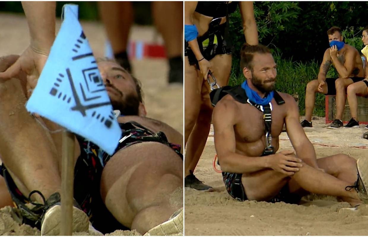 Goran se ozlijedio u 'Survivoru', u plavom timu već su nastradali Ivana Banfić i Splićanin Roko