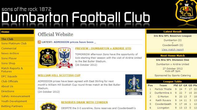 dumbartonfootballclub.com