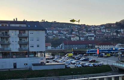 Nesreća u Krapini: Sudarila su se tri automobila, helikopter je došao po ozlijeđenog vozača