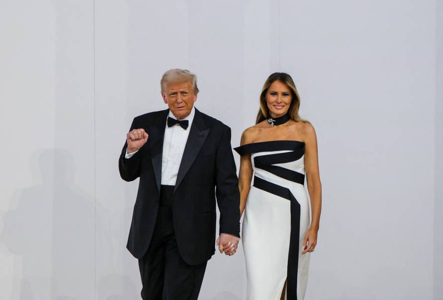 Commander in Chief Ball in honor of Donald Trump's inauguration in Washington