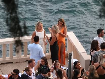 FOTO Glamurozni prijem uoči vjenčanja godine: Rod Stewart i uzvanici uživaju u Dubrovniku