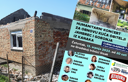 Humanitarni koncert u Sisku za obitelji čije su kuće izgorjele: 'Poznajem ih, htio sam pomoći'