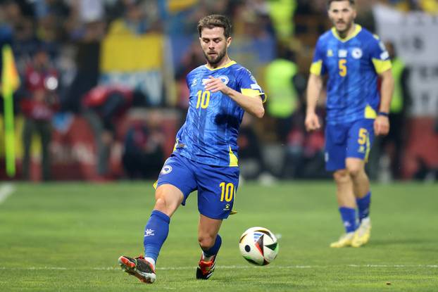 Zenica: BiH protiv Ukrajine u polufinalnoj utakmici play offa za plasman na EURO 2024.