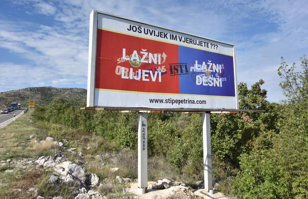 Tromilja: Nezavisna lista Stipe Petrine objavila prve plakate za predstoje?e parlamentarne izbore 