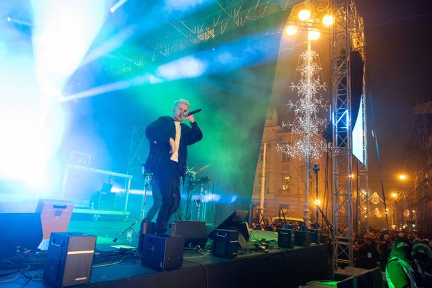 Zagreb: Koncert Baby Lasagne na glavnom gradskom trgu