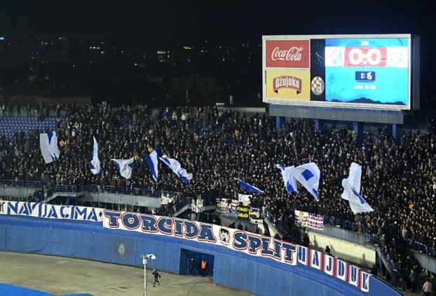 Zagreb: Torcida na utakmici Dinamo - Hajduk