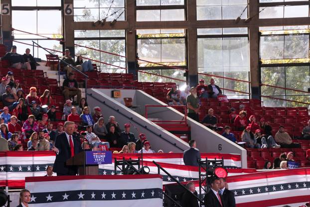 Republican presidential nominee Trump campaigns in North Carolina