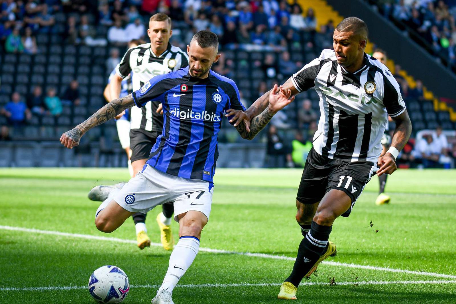 italian soccer Serie A match - Udinese Calcio vs Inter - FC Internazionale