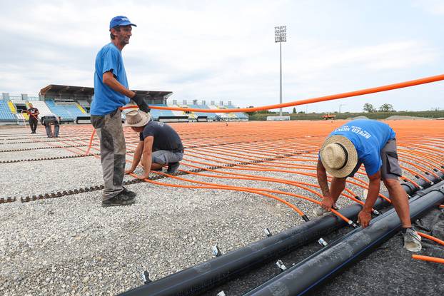 Radovi na Gradskom stadionu u Velikoj Gorici
