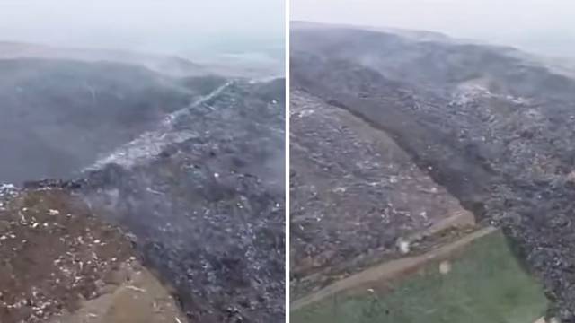 Pogledajte kako izgleda odron smeća na Jakuševcu iz zraka