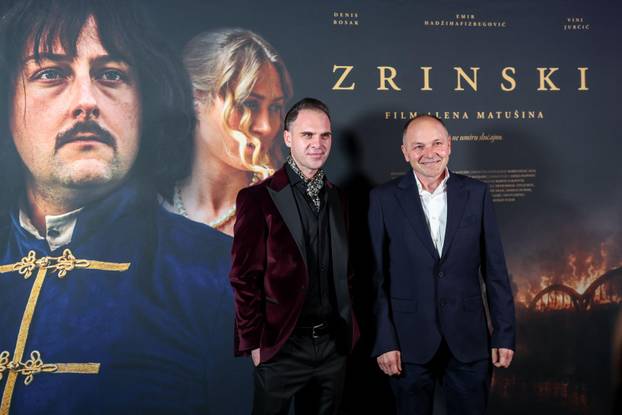 Zagreb: Premijera dugometražnog igrano-dokumentarnog filma "Zrinski"