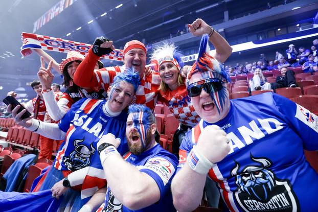Susret Islanda i Hrvatske u drugom krugu EHF Europskog prvenstva, navijači 