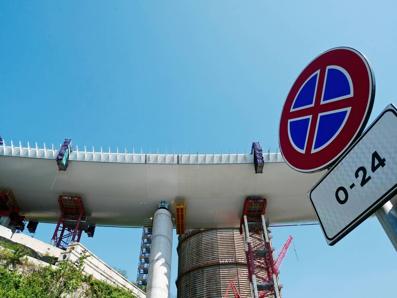 New Genoa shipyard, Ex Morandi, the new bridge over Corso Perrone that connects to the highway