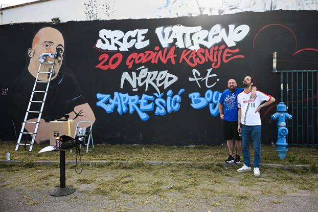 24sata Zagreb: Crtanje murala "Srce vatreno"  
