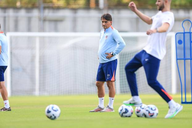 Zagreb: Trening hrvatske nogometne reprezentacije
