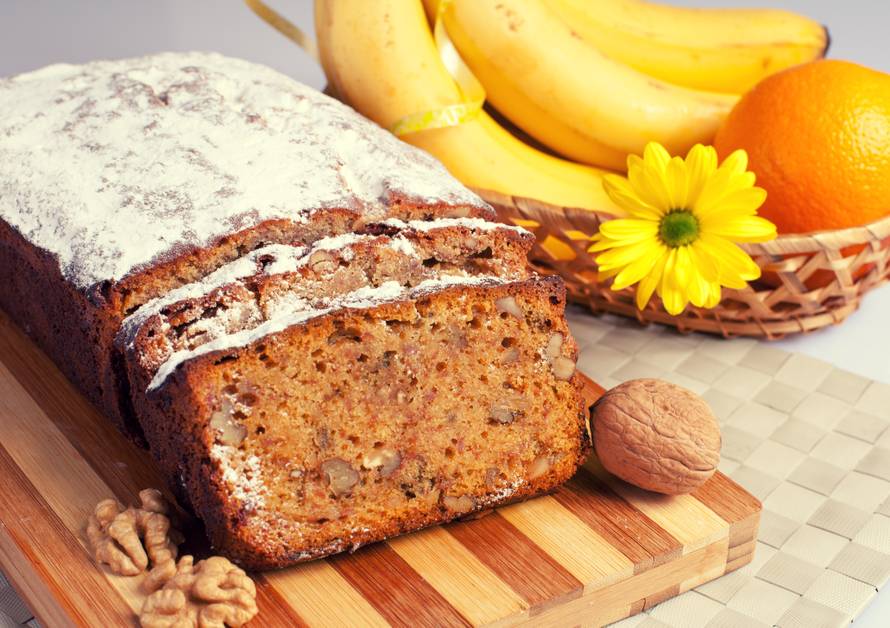 Recept: Ispecite jednostavan i fini kruh od prezrelih banana