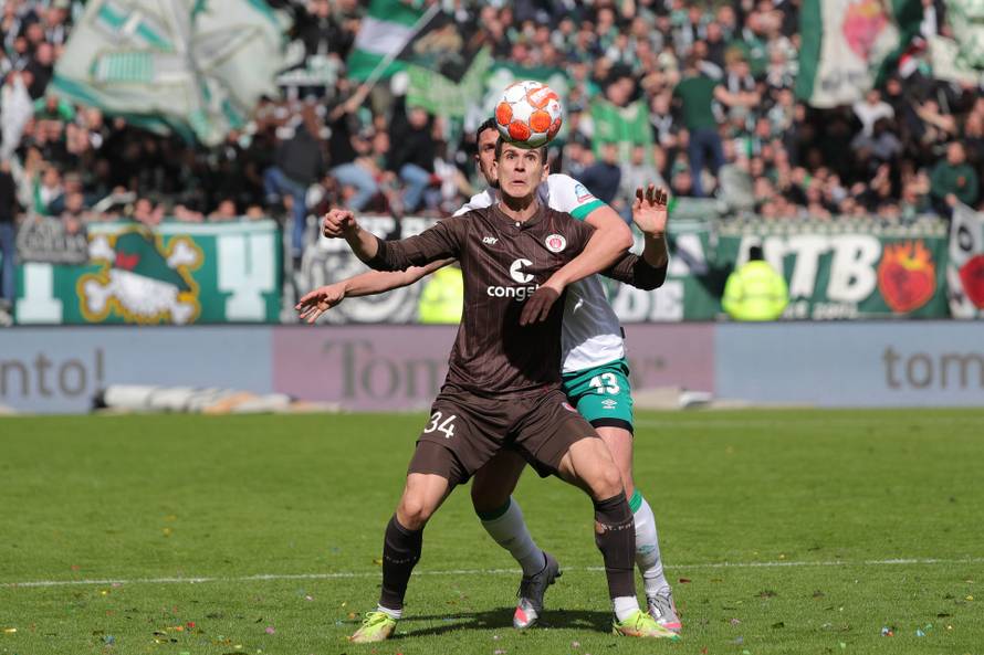 GER, 2. Liga, FC St. Pauli  vs. SV Werder Bremen