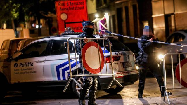 Brussels Attack Of Police Officer, Brussels, Belgium - 10 Nov 2022