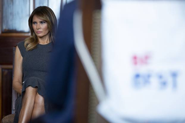 First Lady Melania Trump Hosts a Listening Session with Youth from the Truth Initiative