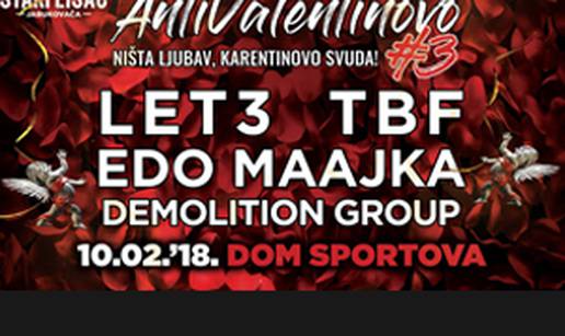 Antivalentinovo koncert u maloj dvorani Doma sportova