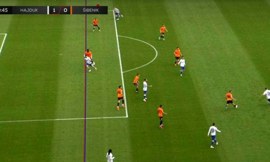 ANKETA Je li Hajduk oštećen protiv Šibenika? Dvije su sporne situacije, procijenite sami...