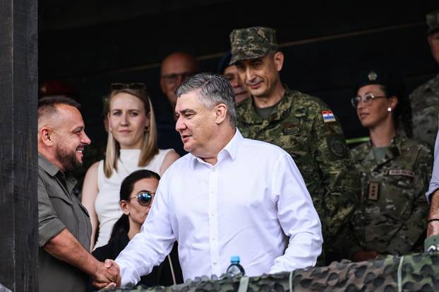 Slunj: Uzvanici na međunarodnoj vojnoj vježbi "Borbena moć 26"