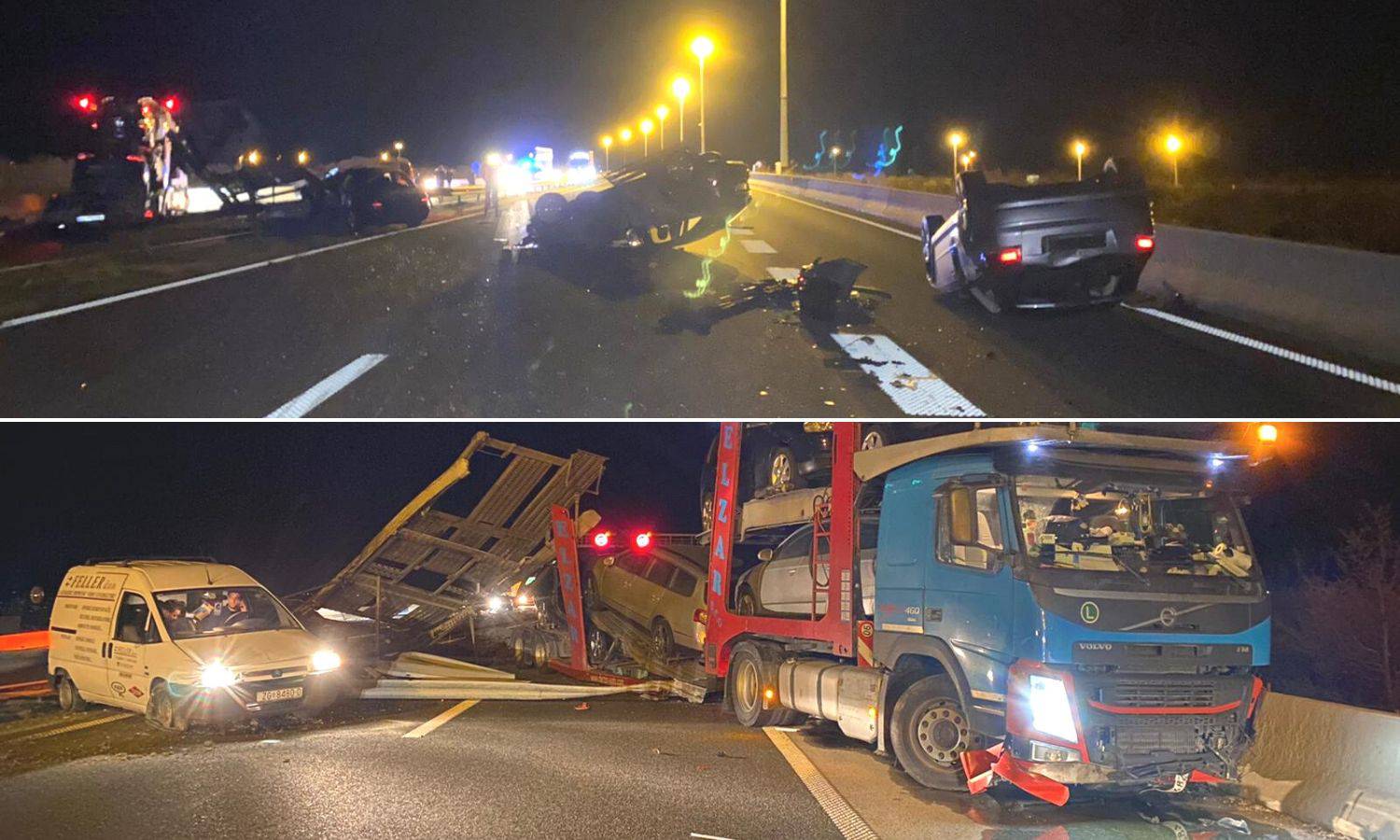 Zadar: Pijanom vozaču iz BiH auti poispadali na autocestu!