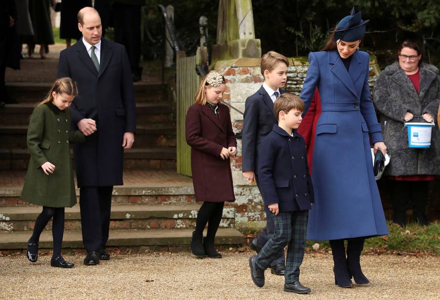 Royal Family's Christmas Day service at the Sandringham estate