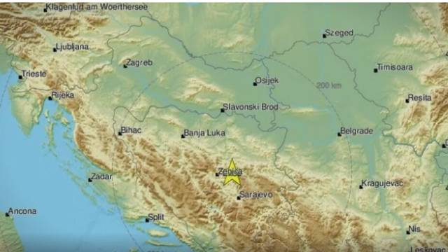 Potres jačine 3,1 u BiH