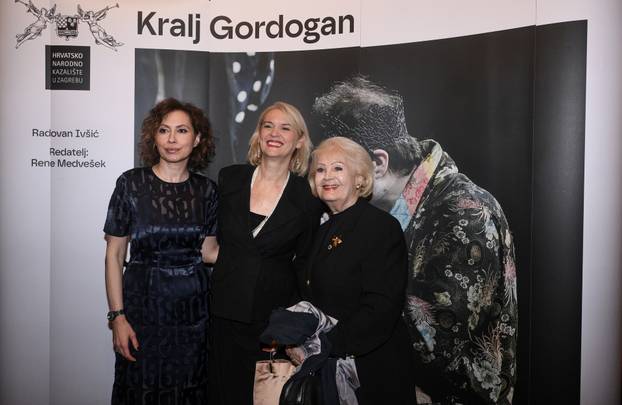Zagreb: Poznati na premijeri drame Kralj Gordogan