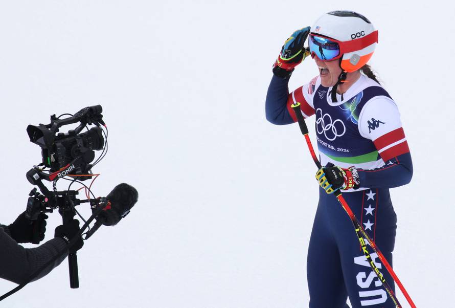 Alpine Skiing - Women's Team Combined Downhill