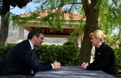 Sastali se Kolinda i Vučić: 'Nije istina da su  odnosi zategnuti'