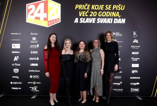 Zagreb: Dolazak uzvanika na proslavu 20. rođendana 24sata