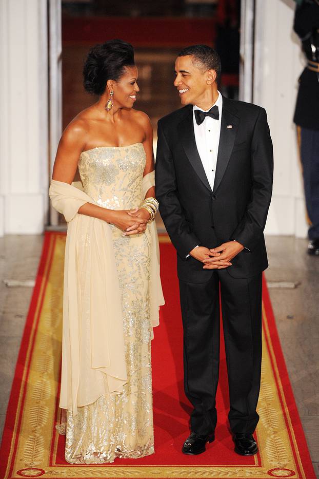 President and First Lady Obama Hosts State Dinner For Indian Prime Minister - DC