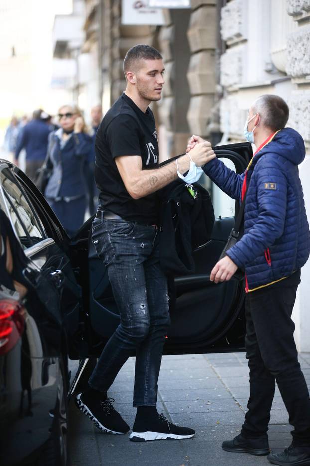 Zagreb: Okupljanje hrvatske nogometne reprezentacije