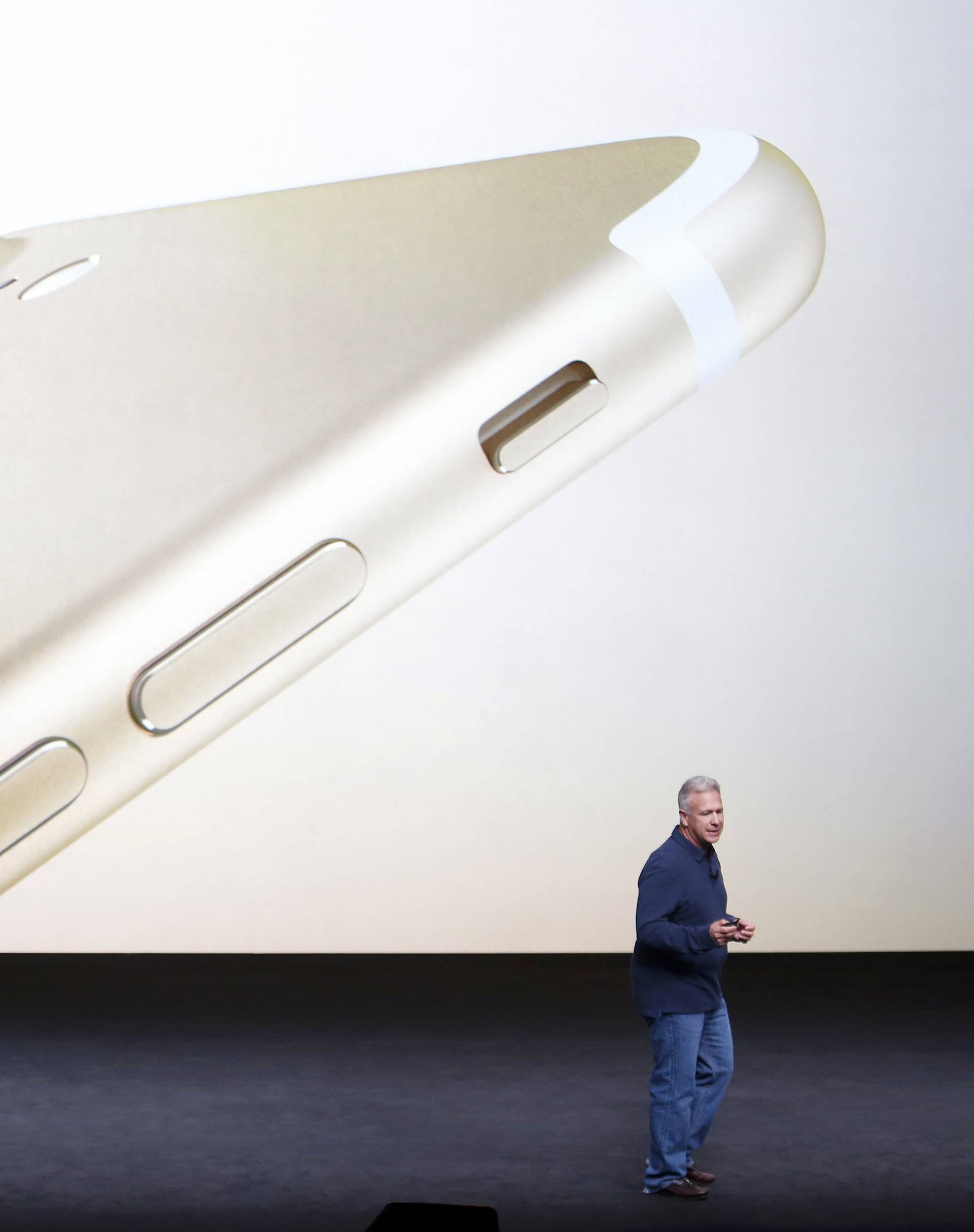 Phil Schiller discusses the iPhone7 during a media event in San Francisco