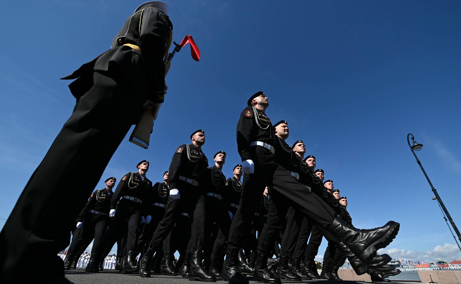 Main Naval Parade in St.Petersburg.