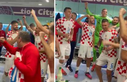 Vatreni ludo proslavili pobjedu: 'Ma, dajte Brazil da se igramo!'