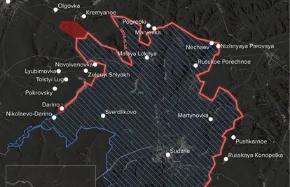 Pogledajte najnovije karte. Rusi nezaustavljivo napreduju na istoku Ukrajine i u regiji Kursk