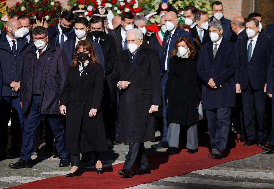Funeral held in Rome for European Parliament President Sassoli