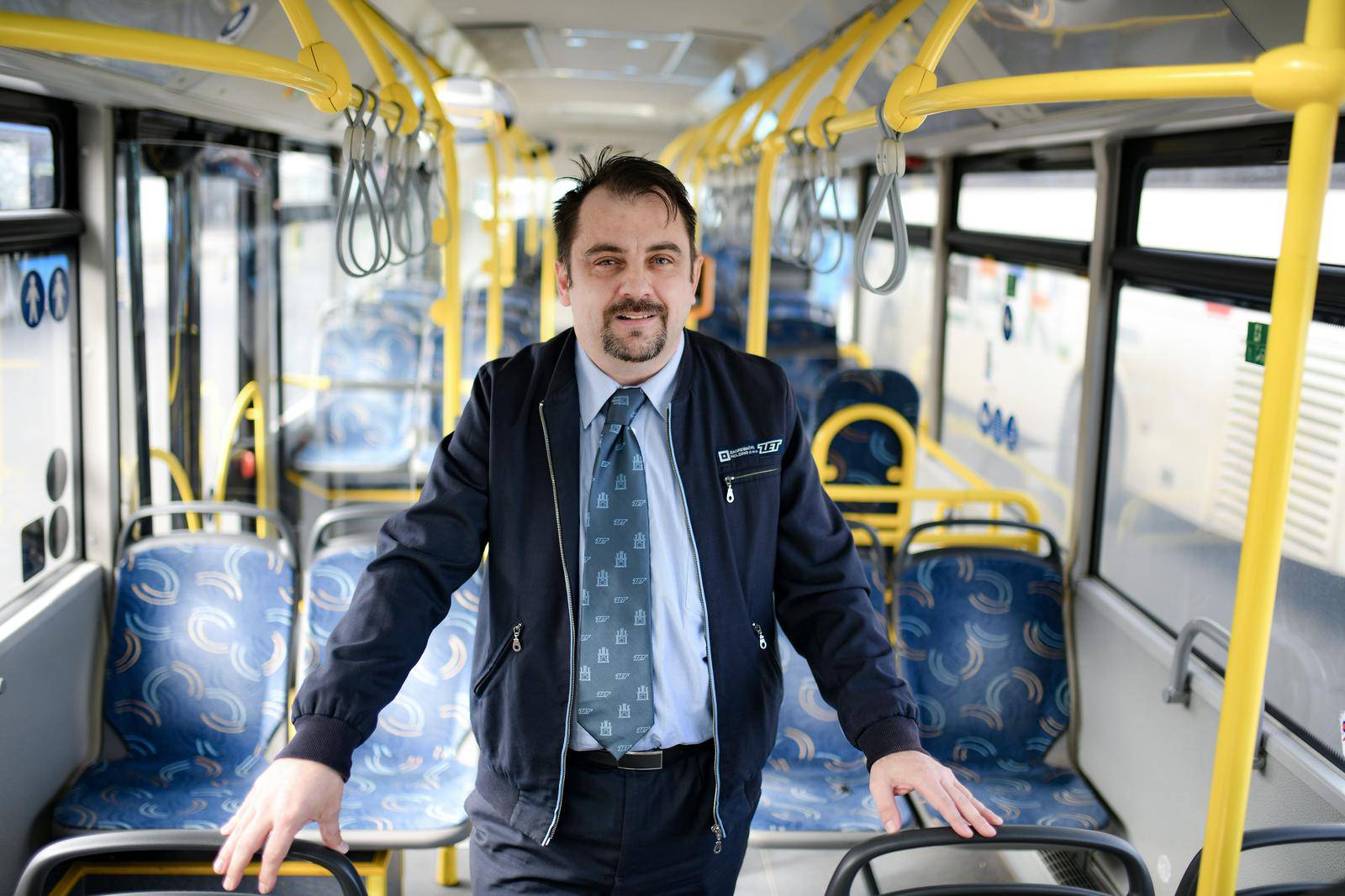 Zagreb: Mihailo Mateljan vozač ZET-ovog autobusa 