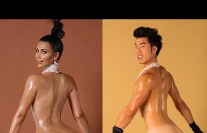 Dečki, guze na sunce: Imitirali fotografiju gole i nauljene Kim